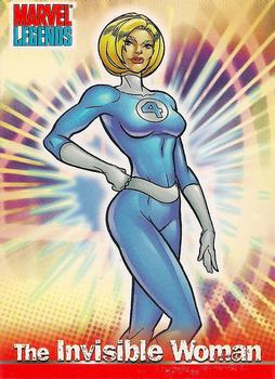2001 Topps Marvel Legends #3 Invisible Woman Front