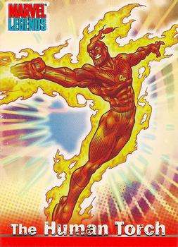 2001 Topps Marvel Legends #4 Human Torch Front