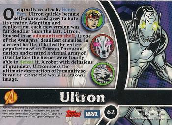 2001 Topps Marvel Legends #62 Ultron Back