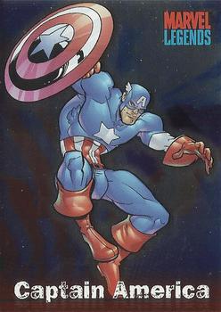 2001 Topps Marvel Legends - Foil #7 Captain America Front