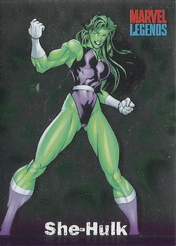 2001 Topps Marvel Legends - Foil #9 She-Hulk Front