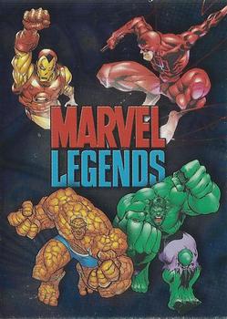 2001 Topps Marvel Legends - Foil #72 Marvel Legends Checklist Front