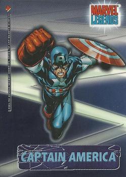 2001 Topps Marvel Legends - Secret Identity #4 Captain America: Steve Rogers Front
