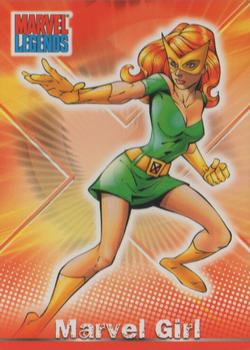 2001 Topps Marvel Legends - Costume Change #CC5 Marvel Girl Front