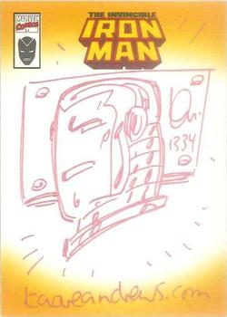 2001 Topps Marvel Legends - Sketches #NNO Iron Man - Kaare Andrews Front