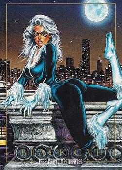 1992 SkyBox Marvel Masterpieces #5 Black Cat Front