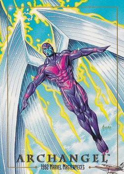 1992 SkyBox Marvel Masterpieces #8 Archangel Front