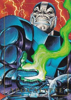 1992 SkyBox Marvel Masterpieces #9 Apocalypse Front
