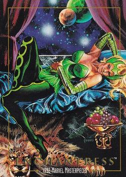 1992 SkyBox Marvel Masterpieces #21 Enchantress Front