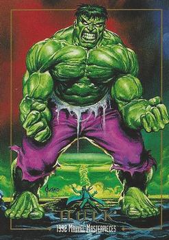 1992 SkyBox Marvel Masterpieces #32 Hulk Front