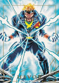 1992 SkyBox Marvel Masterpieces #35 Havok Front