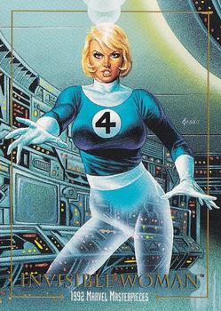 1992 SkyBox Marvel Masterpieces #39 Invisible Woman Front