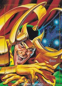 1992 SkyBox Marvel Masterpieces #50 Loki Front