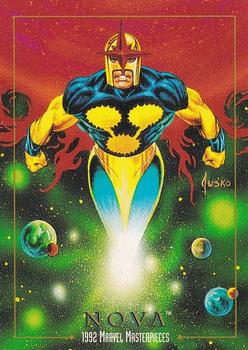 1992 SkyBox Marvel Masterpieces #68 Nova Front