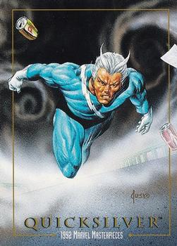 1992 SkyBox Marvel Masterpieces #71 Quicksilver Front