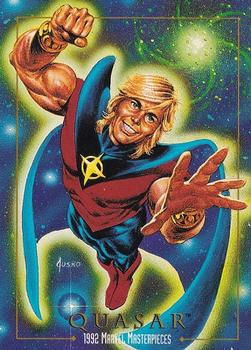1992 SkyBox Marvel Masterpieces #72 Quasar Front