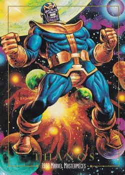 1992 SkyBox Marvel Masterpieces #83 Thanos Front