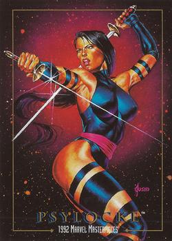 1992 SkyBox Marvel Masterpieces - Promos #NNO Psylocke Front
