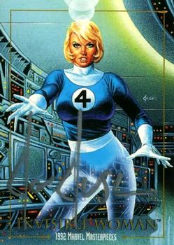 1992 SkyBox Marvel Masterpieces - Joe Jusko Signed Parallel #39 Invisible Woman Front