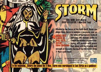 1993 SkyBox Marvel Masterpieces #10 Storm Back