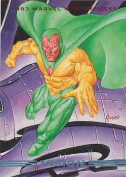 1993 SkyBox Marvel Masterpieces #12 Vision Front