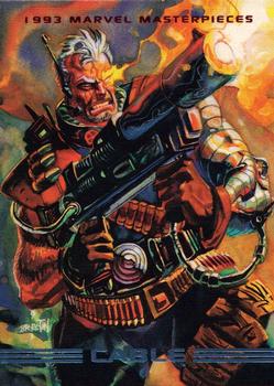 1993 SkyBox Marvel Masterpieces #18 Cable Front