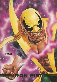 1993 SkyBox Marvel Masterpieces #23 Iron Fist Front