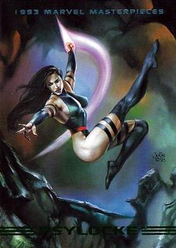 1993 SkyBox Marvel Masterpieces #24 Psylocke Front