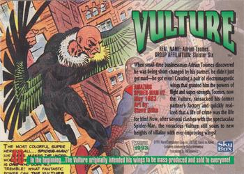1993 SkyBox Marvel Masterpieces #40 Vulture Back