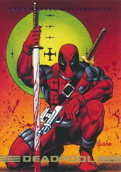1993 SkyBox Marvel Masterpieces #55 Deadpool Front