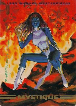 1993 SkyBox Marvel Masterpieces #60 Mystique Front