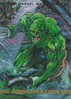 1993 SkyBox Marvel Masterpieces #61 Abomination Front