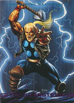 1993 SkyBox Marvel Masterpieces #73 Thunderstrike Front