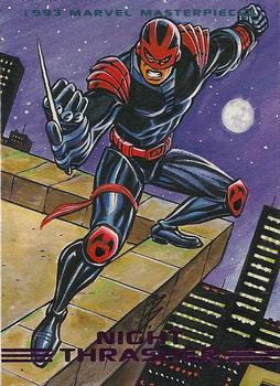 1993 SkyBox Marvel Masterpieces #78 Night Thrasher Front