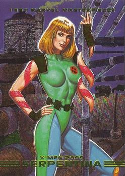 1993 SkyBox Marvel Masterpieces - X-Men 2099 Dyna-Etch #S5 Serpentina Front