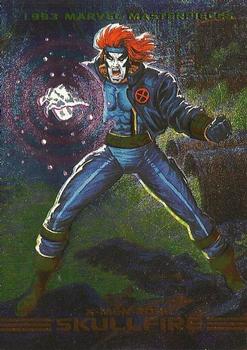 1993 SkyBox Marvel Masterpieces - X-Men 2099 Dyna-Etch #S7 Skullfire Front