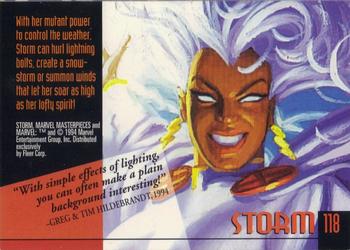 1994 Fleer Marvel Masterpieces Hildebrandt Brothers #118 Storm Back