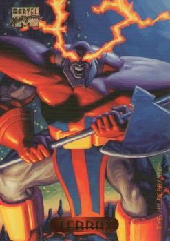 1994 Fleer Marvel Masterpieces Hildebrandt Brothers #121 Terrax Front