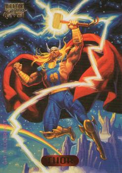 1994 Fleer Marvel Masterpieces Hildebrandt Brothers #124 Thor Front