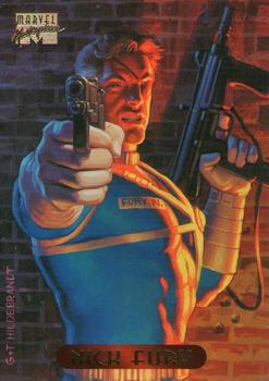 1994 Fleer Marvel Masterpieces Hildebrandt Brothers #39 Nick Fury Front