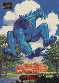 1994 Fleer Marvel Masterpieces Hildebrandt Brothers #3 Beast Front
