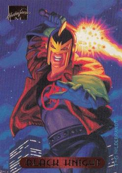 1994 Fleer Marvel Masterpieces Hildebrandt Brothers #7 Black Knight Front