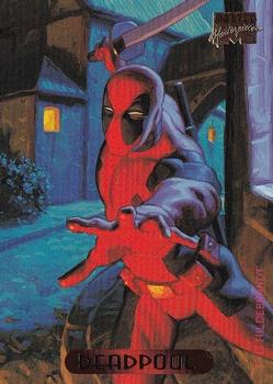 1994 Fleer Marvel Masterpieces Hildebrandt Brothers #28 Deadpool Front