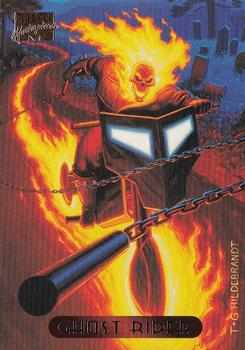 1994 Fleer Marvel Masterpieces Hildebrandt Brothers #42 Ghost Rider Front