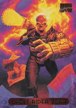 1994 Fleer Marvel Masterpieces Hildebrandt Brothers #43 Ghost Rider 2099 Front