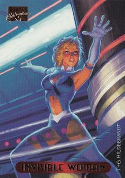 1994 Fleer Marvel Masterpieces Hildebrandt Brothers #55 Invisible Woman Front