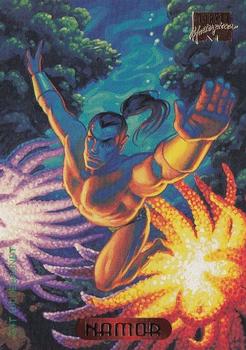 1994 Fleer Marvel Masterpieces Hildebrandt Brothers #81 Namor Front