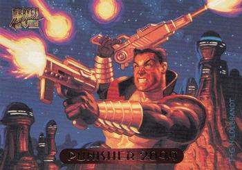 1994 Fleer Marvel Masterpieces Hildebrandt Brothers #95 Punisher 2099 Front