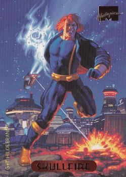 1994 Fleer Marvel Masterpieces Hildebrandt Brothers #113 Skullfire Front