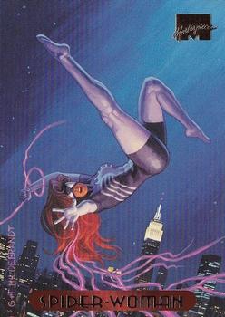 1994 Fleer Marvel Masterpieces Hildebrandt Brothers #117 Spider-Woman Front